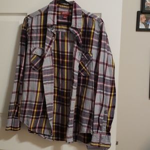 Plaid button up